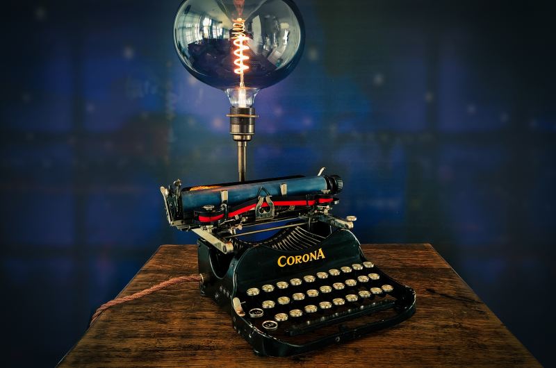Vintage typewriter representing collectible personal property