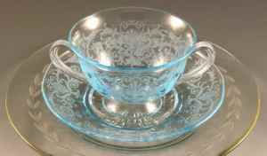 Antique glassware