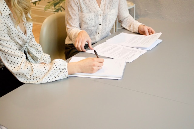 Advisor and client reviewing personal property valuation plan in Buffalo–Niagara Falls.