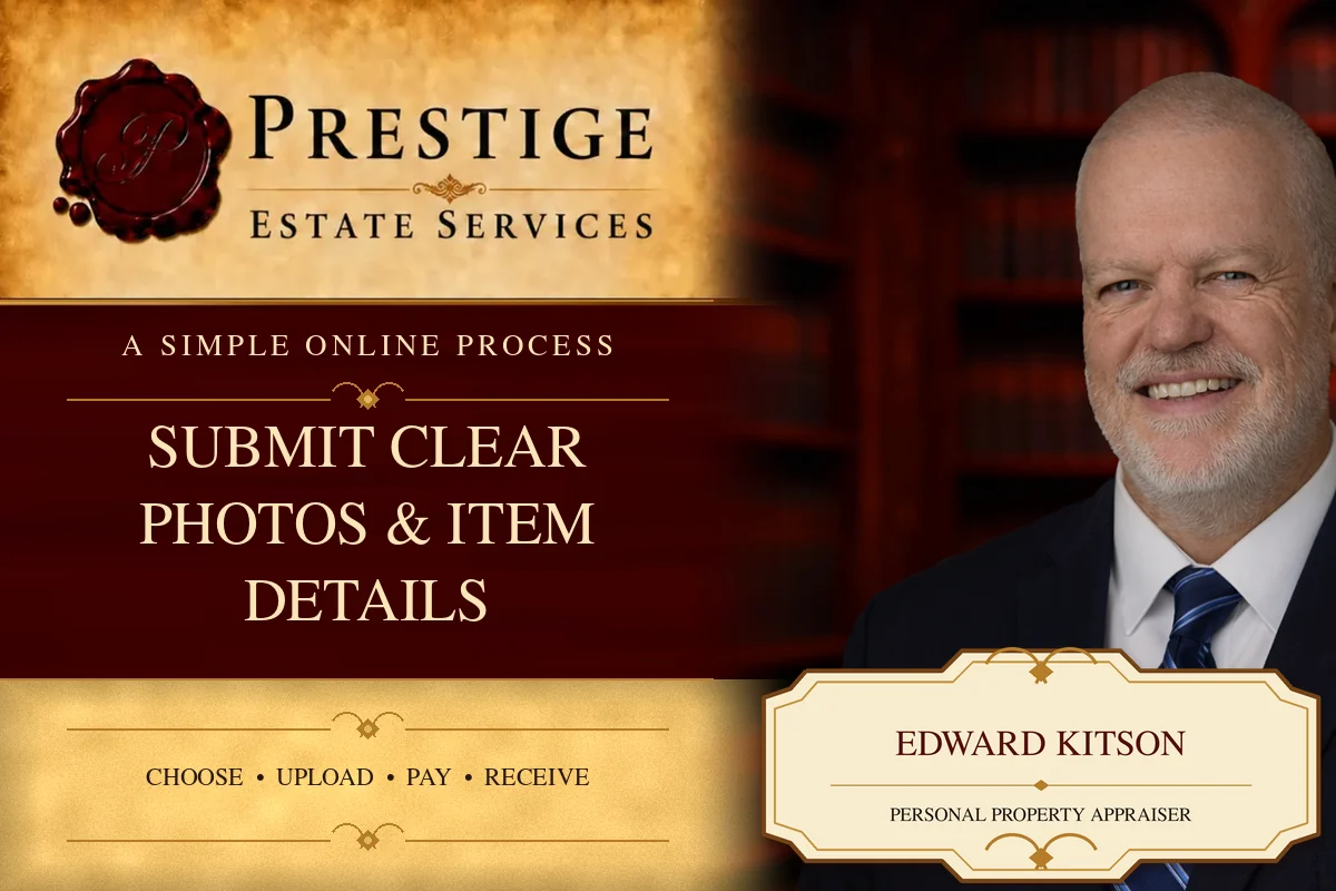 How online photo appraisals work with Prestige Estate Services appraiser Edward Kitson